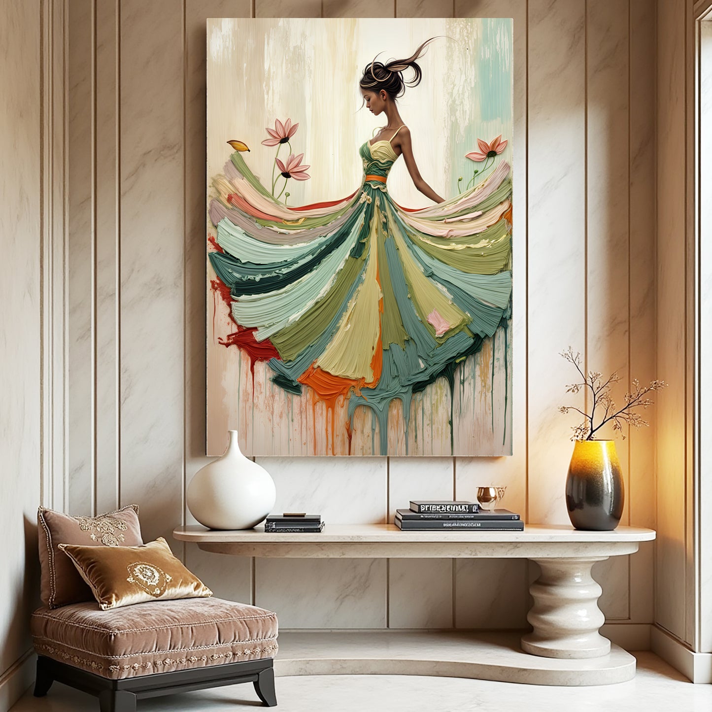 Blooming Modern Abstract Wall Art