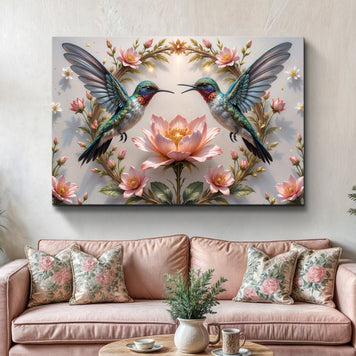 3D Hummingbirds Wall Art VI