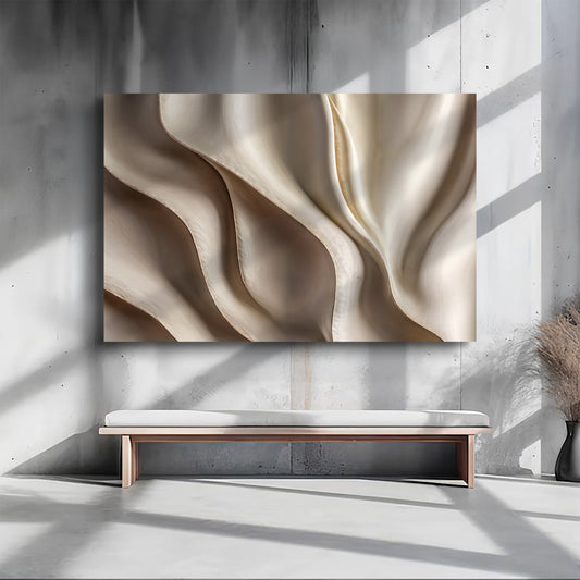 Beyond the Surface – 3D Abstract Waves Wall Art