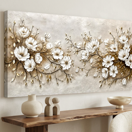 Golden Petal Cascade