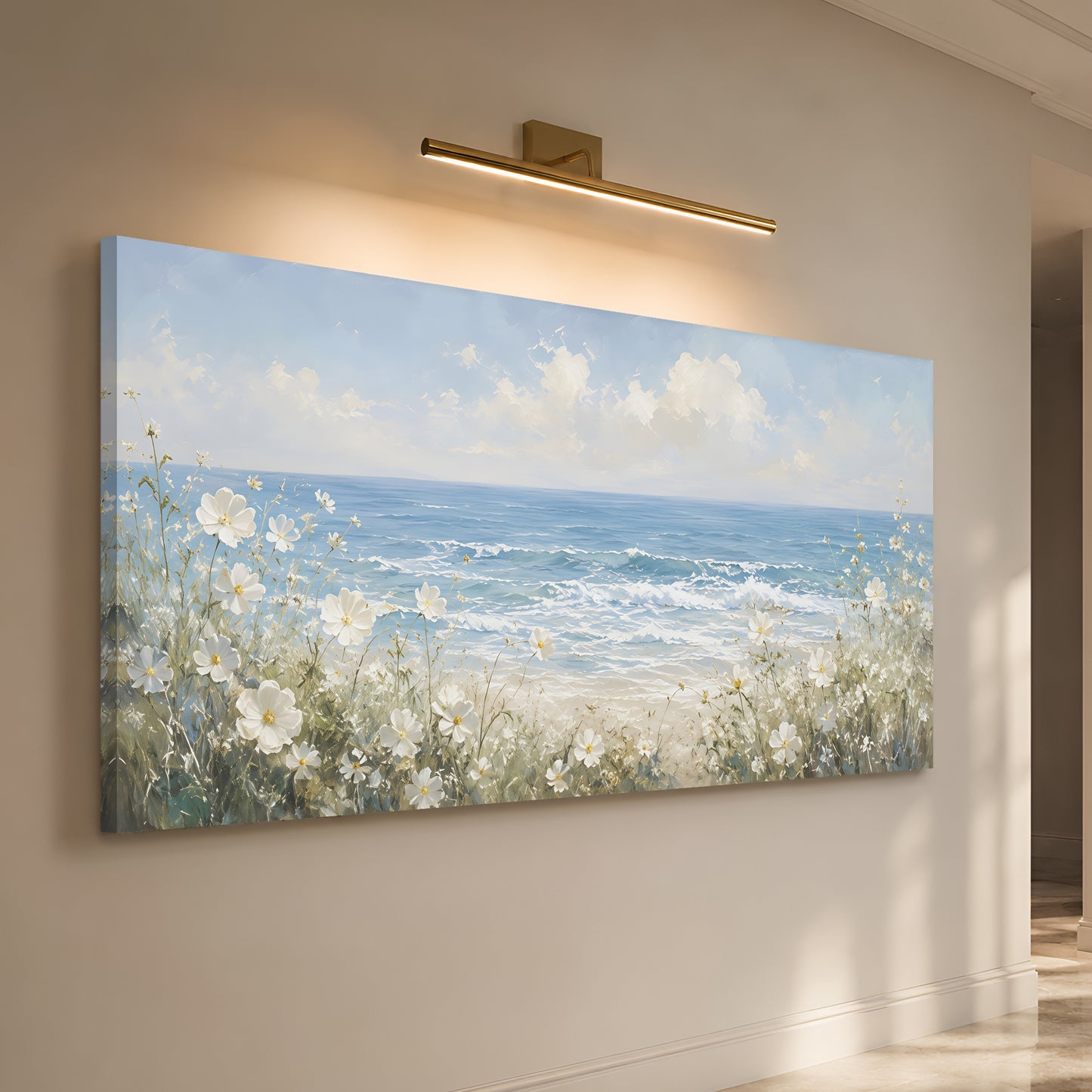 Coastal Wildflower Serenity