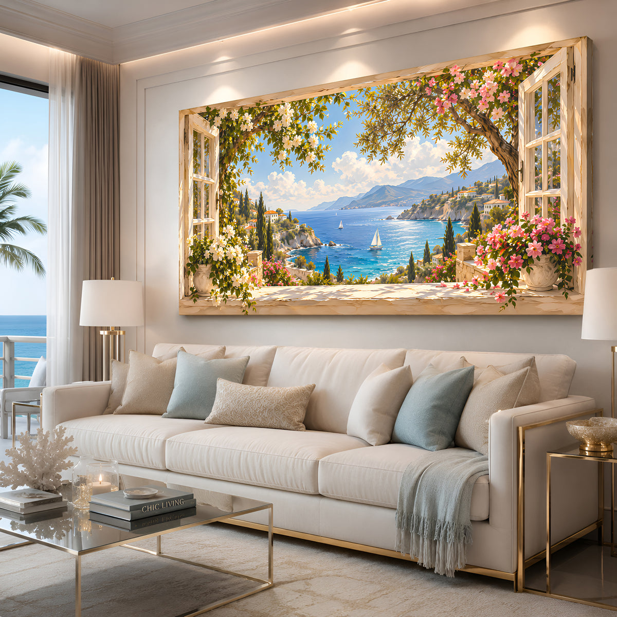 Coastal Window View