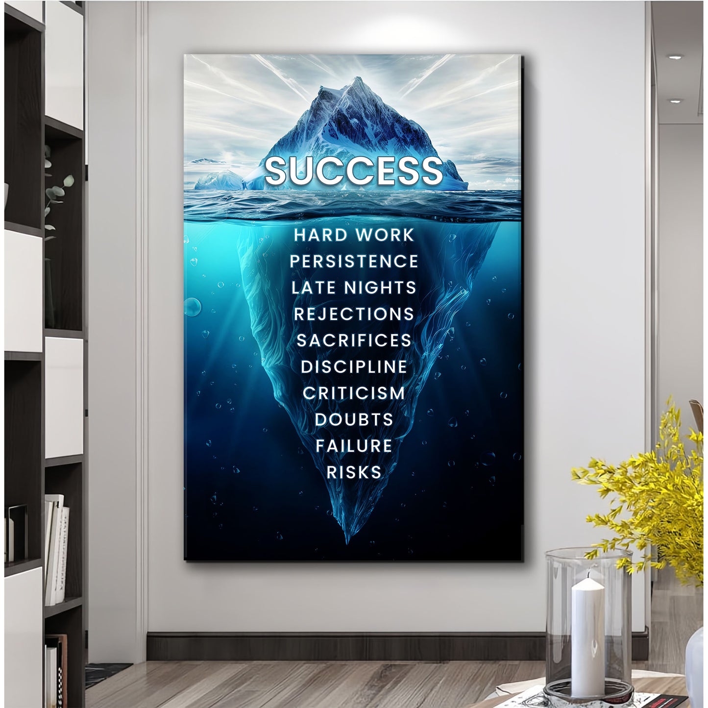 Success Motivational Wall Sign