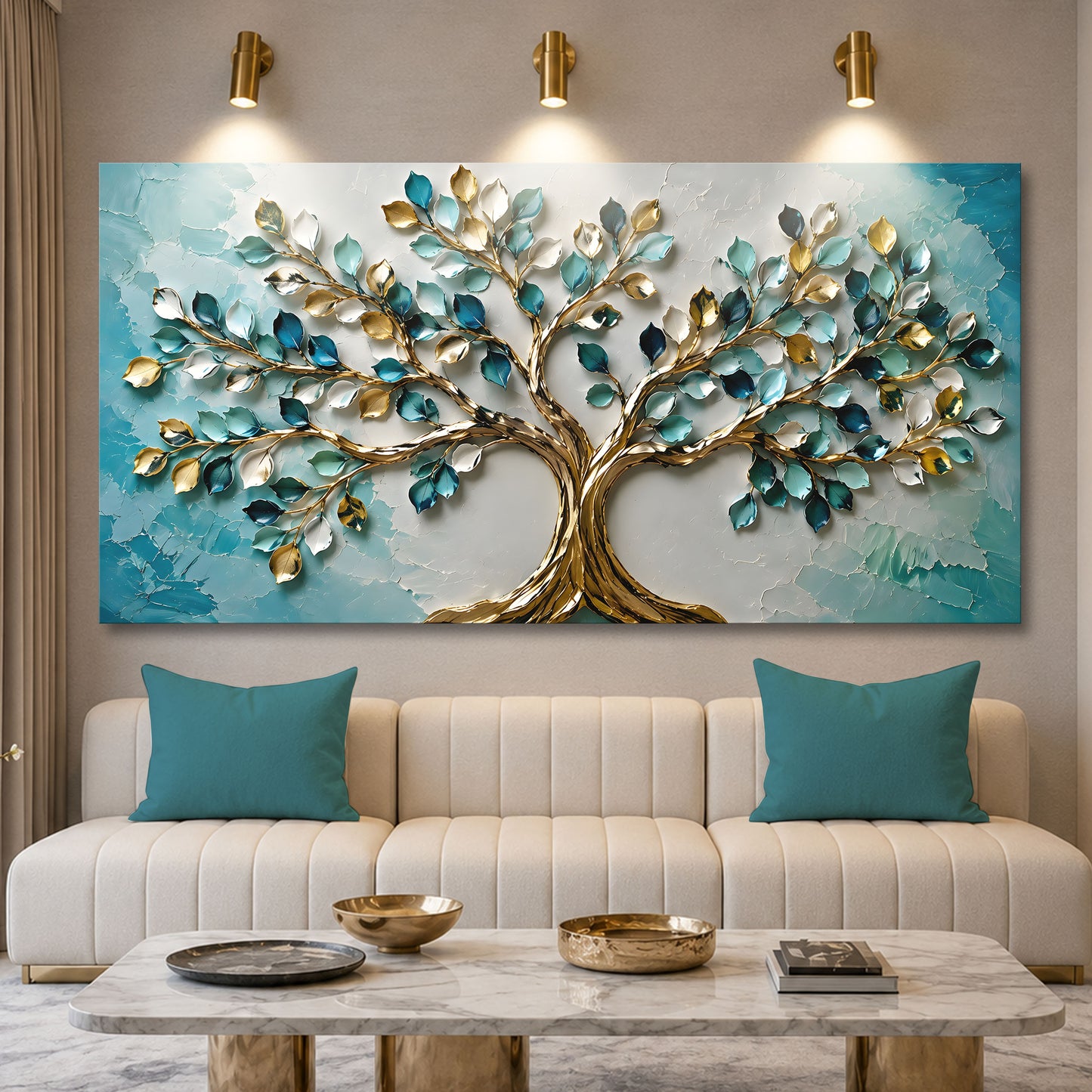 Teal Tree of Life