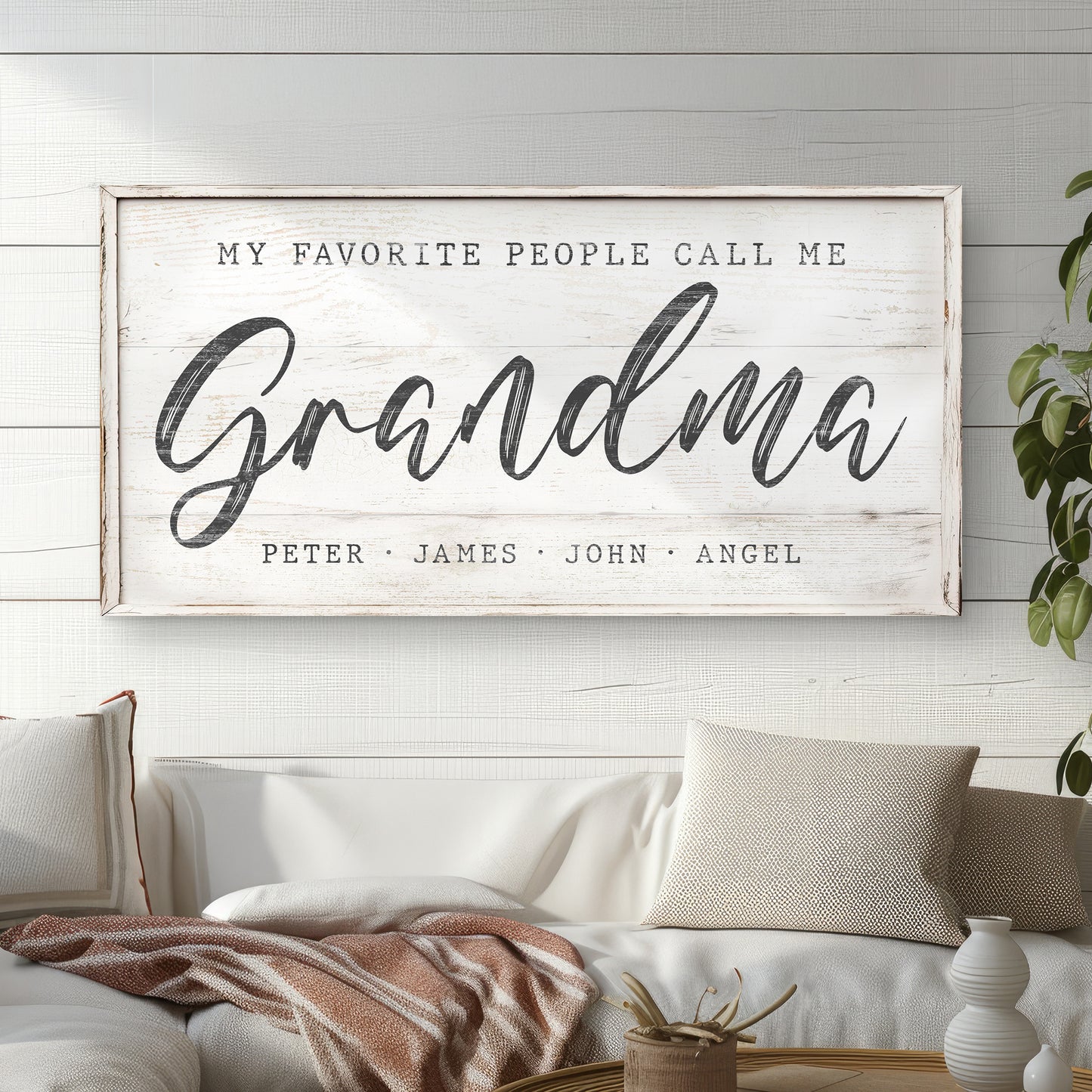 My Favorite People Call Me Grandma Sign II