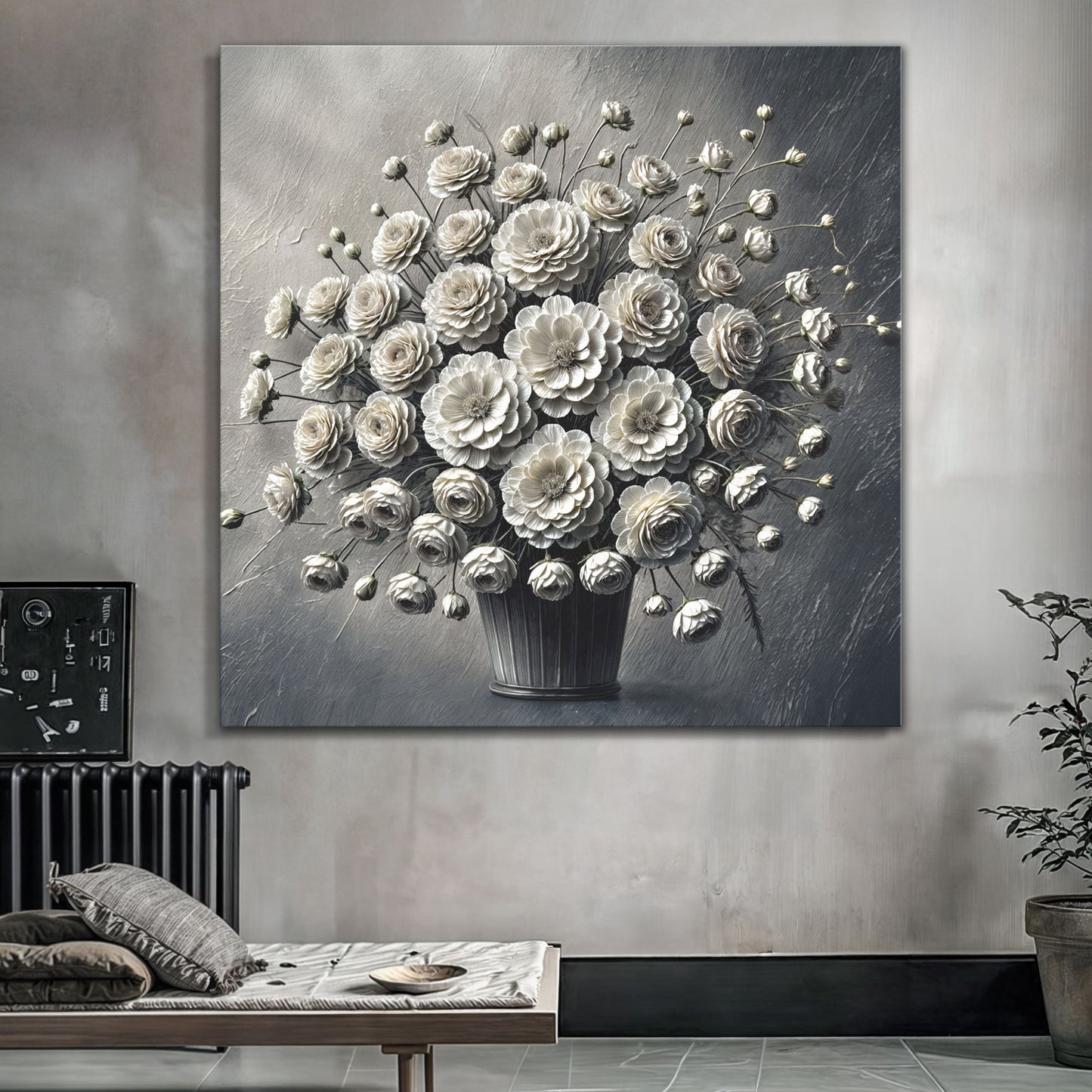 Flower Texture Wall Art