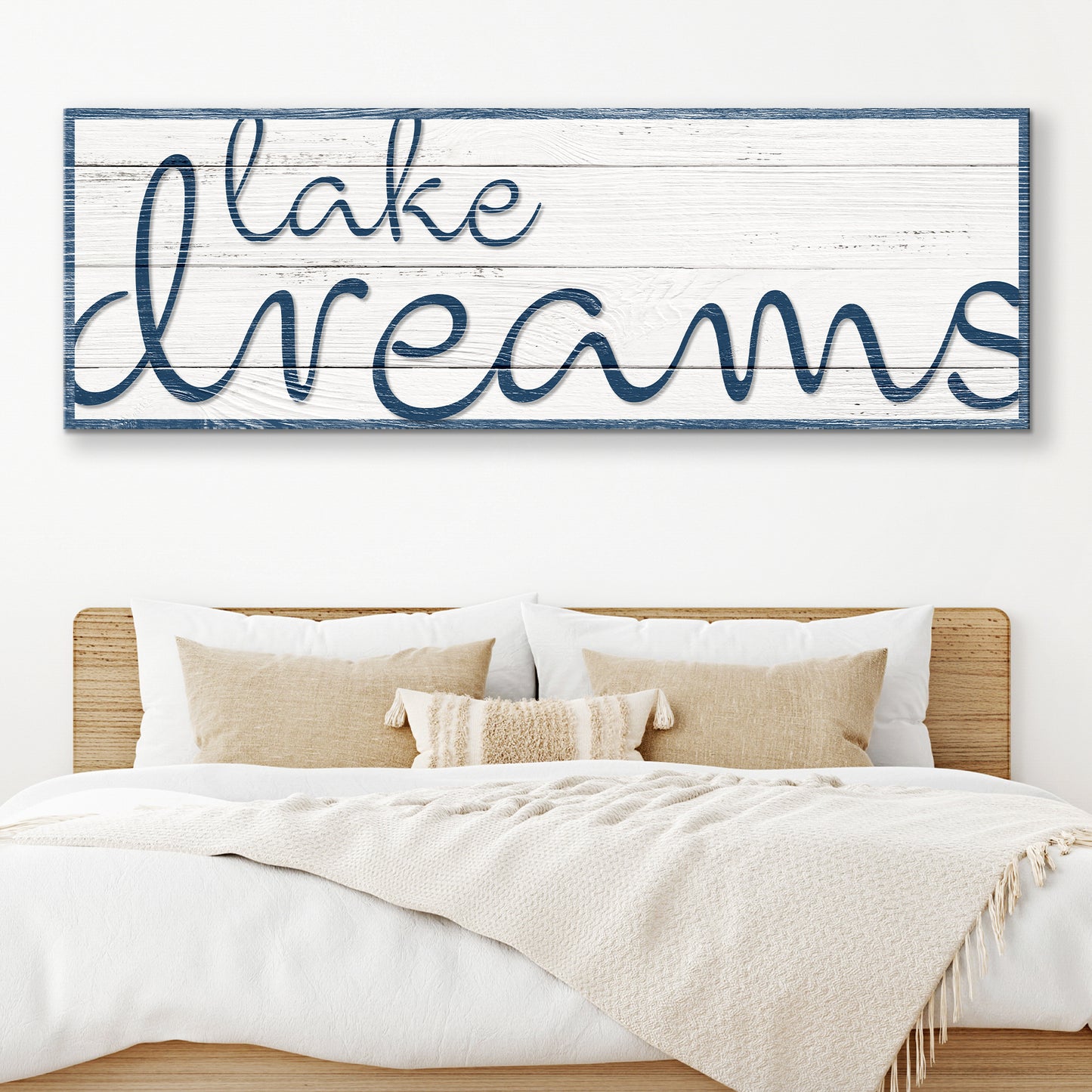 Lake Dreams Sign II  - Image by Tailored Canvases