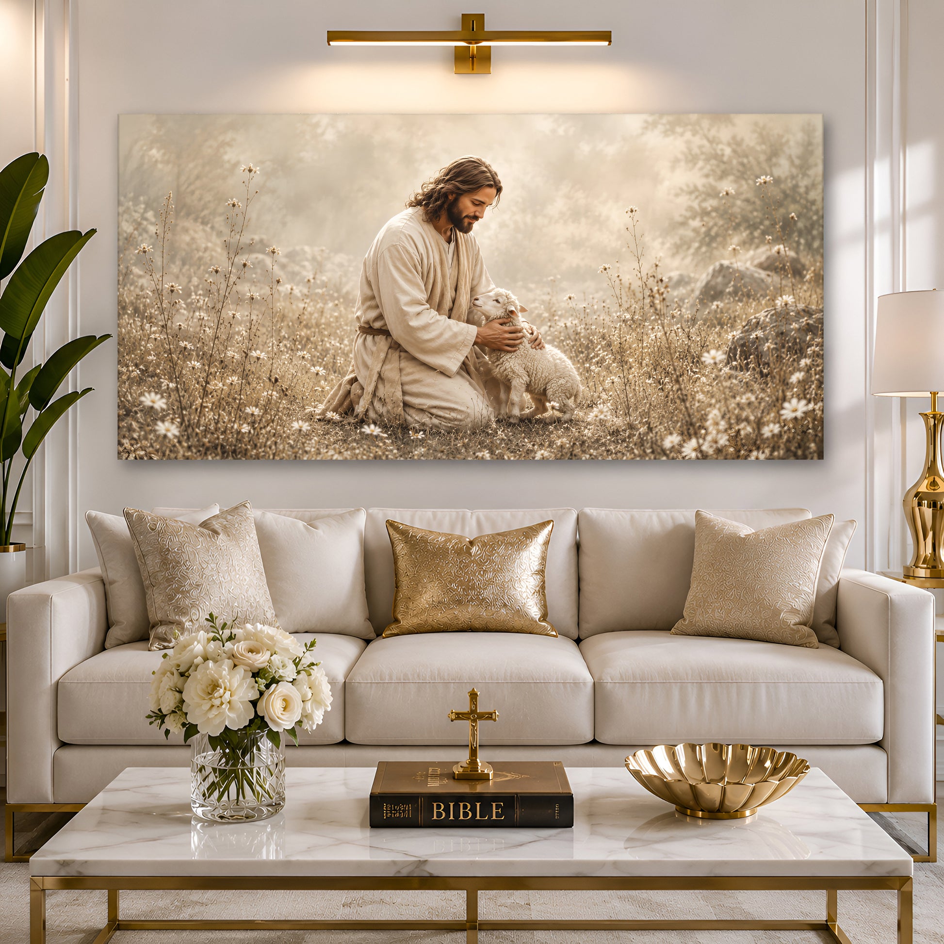 The Good Shepherd's Embrace