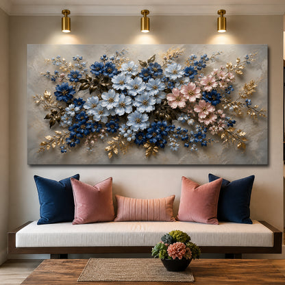 Blue Flower Elegance