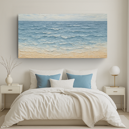 Serene Ocean Wave Coastal Wall Art VI