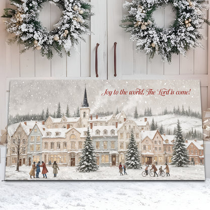 Joy To the World Christmas Wall Sign
