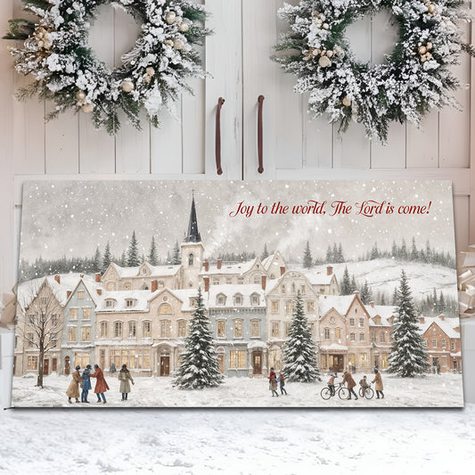 Joy To the World Christmas Wall Sign