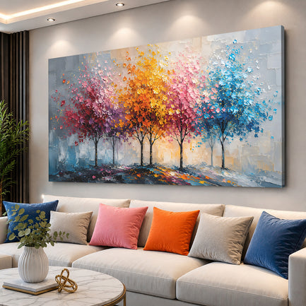 Ethereal Harmony Forest Wall Art