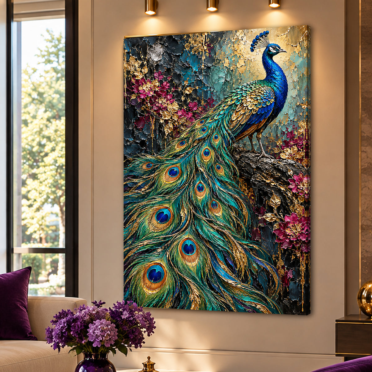Peacock Abstract