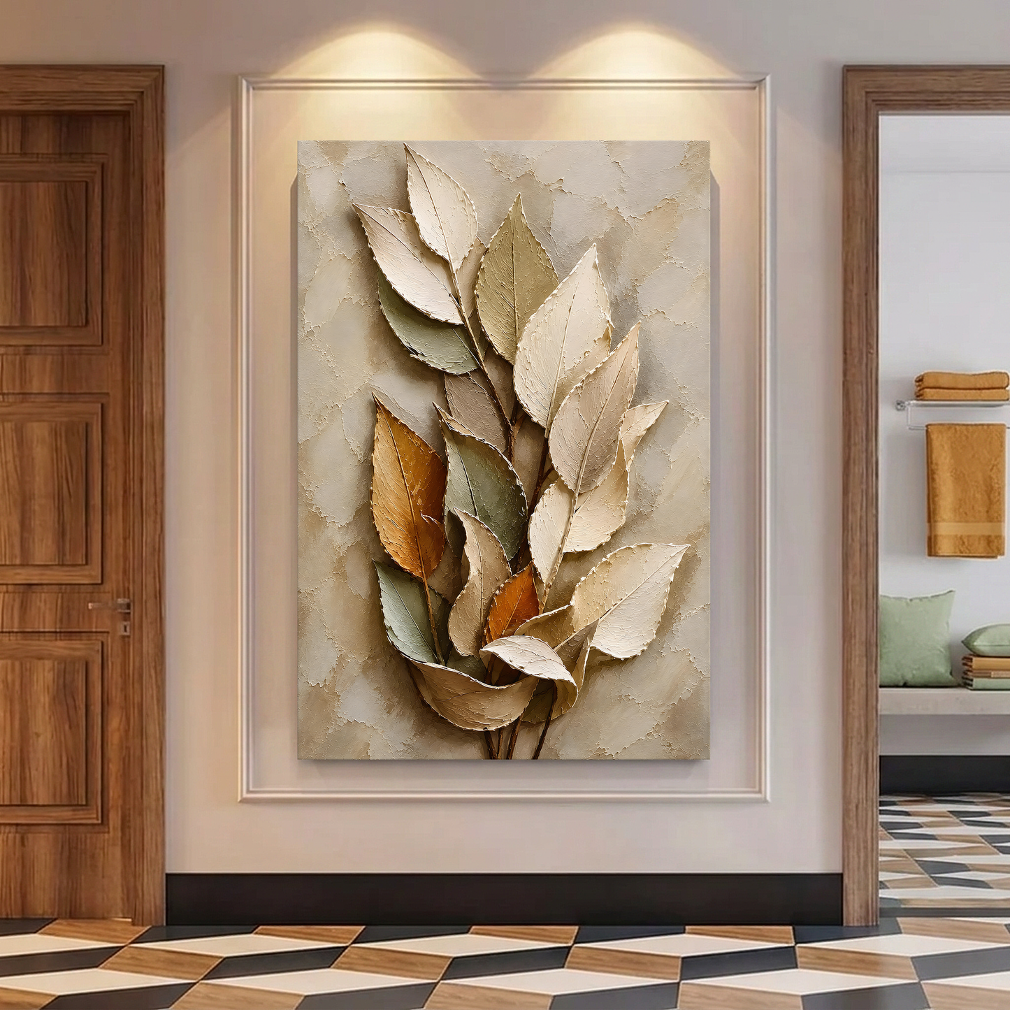 Sculpted Botanical Elegance