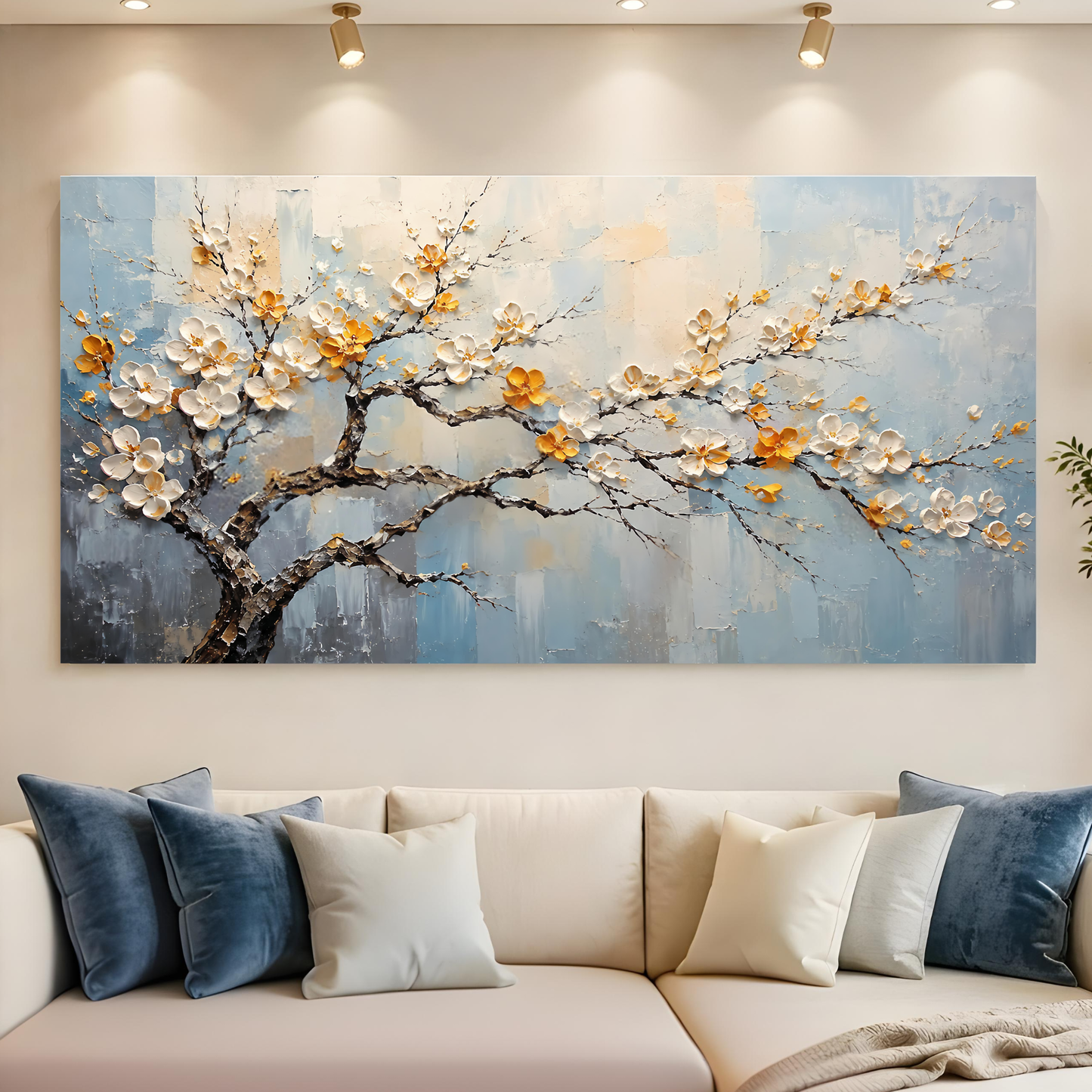 Azure Blossom Branch