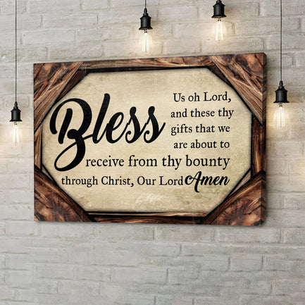 Bless Us Oh Lord Faith Sign II
