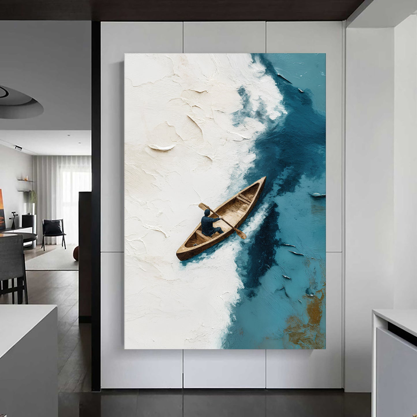 Drifting Between Currents Wall Art