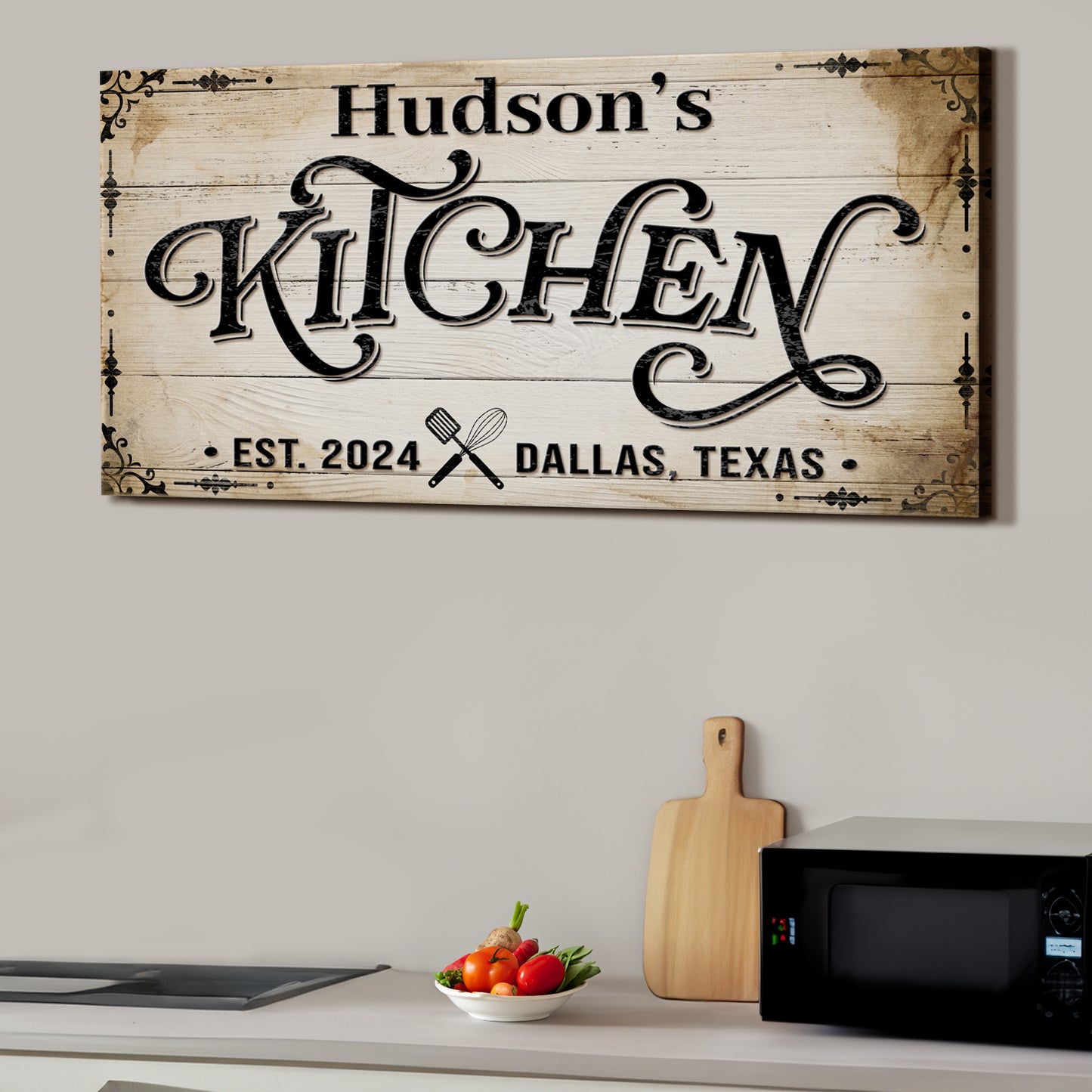 Kitchen Sign XI  - Image by Tailored Canvases