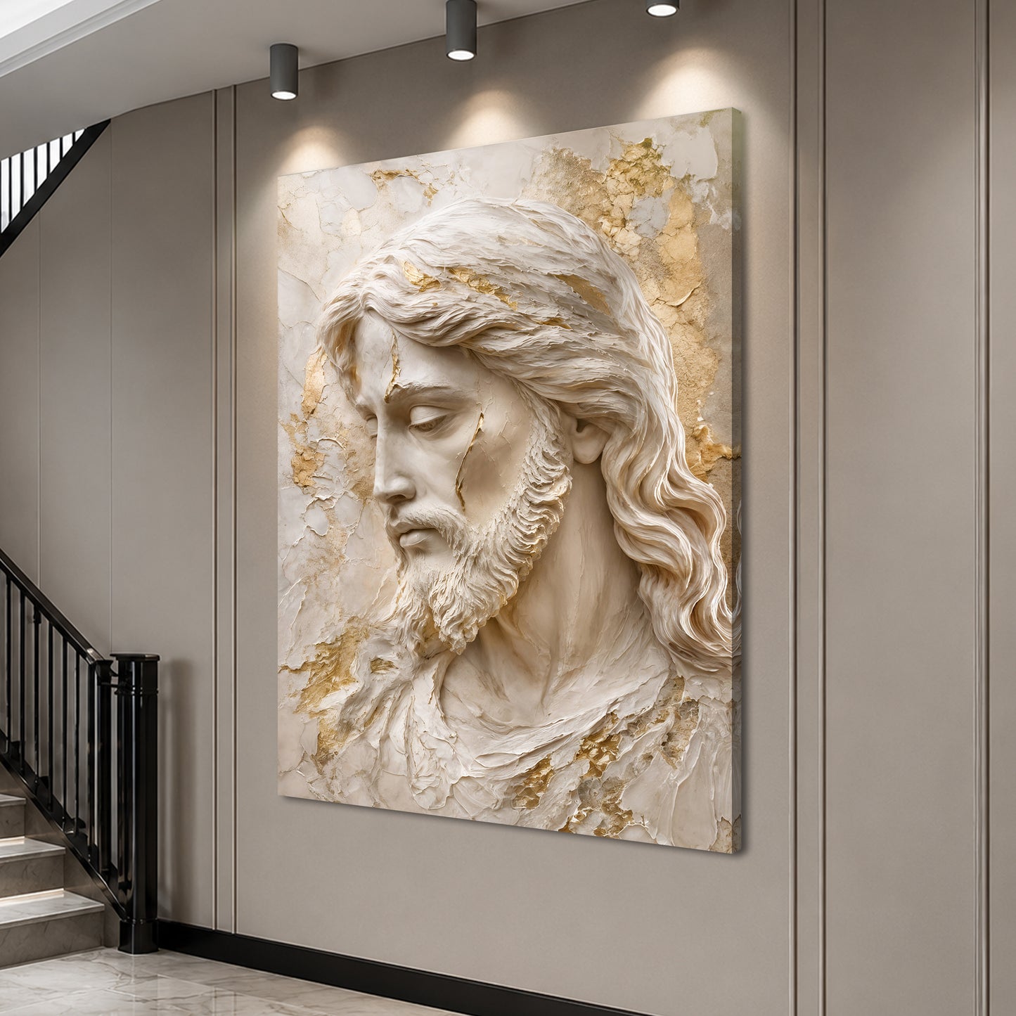 Ivory Jesus Portrait