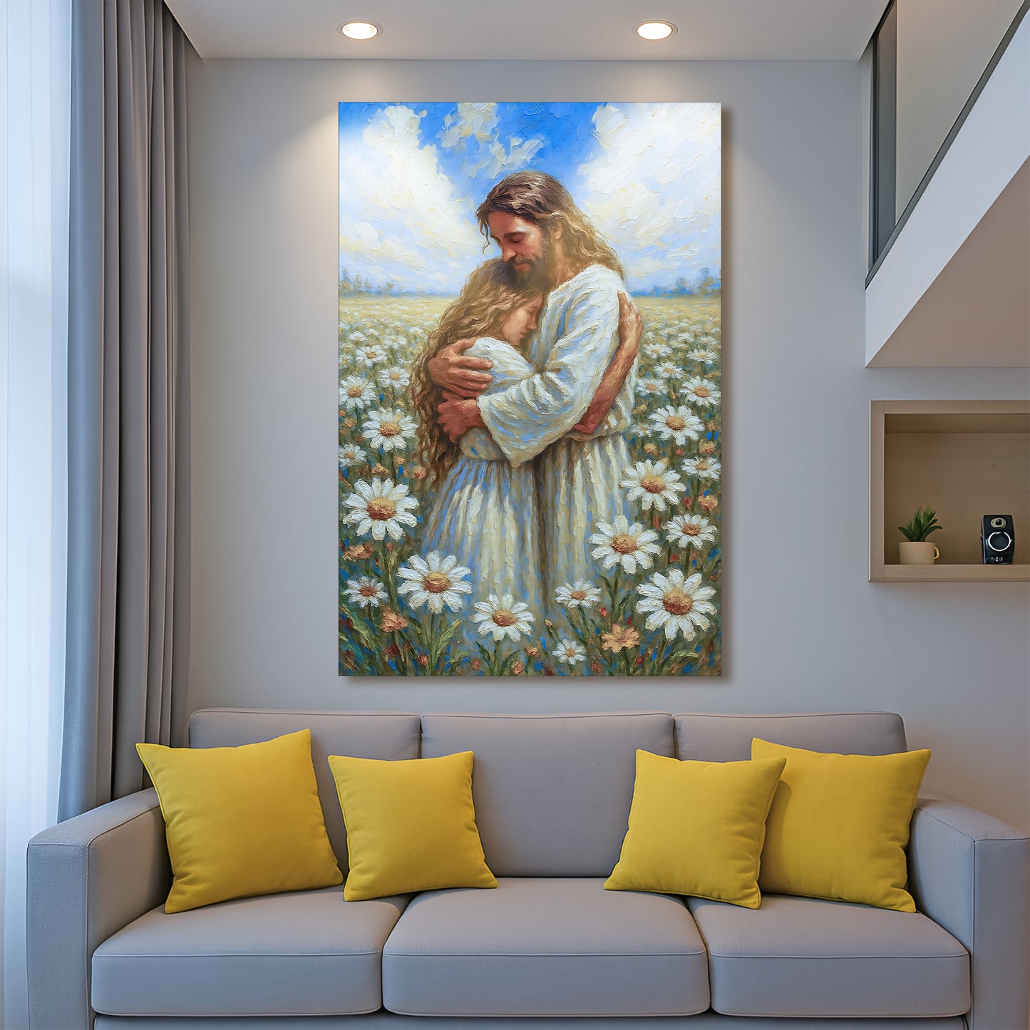 Jesus With Children Faith Wall Art