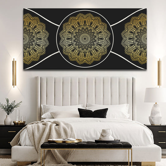Gold Sacred Geometry Wall Art