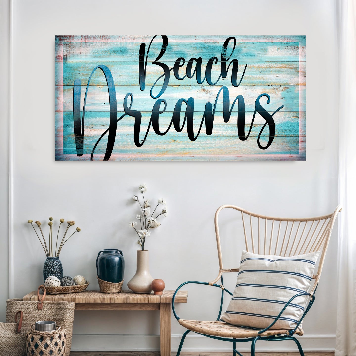 Beach Dreams Sign II  - Image by Tailored Canvases