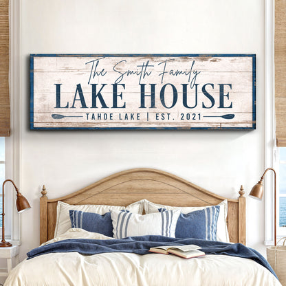 Personalized Lake House Sign V
