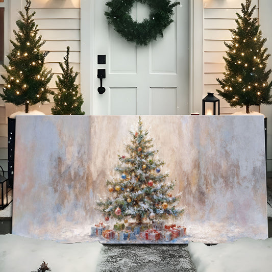 Rustic Christmas Tree Wall Art