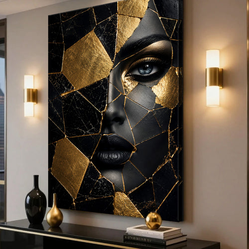 Golden Mosaic Beauty
