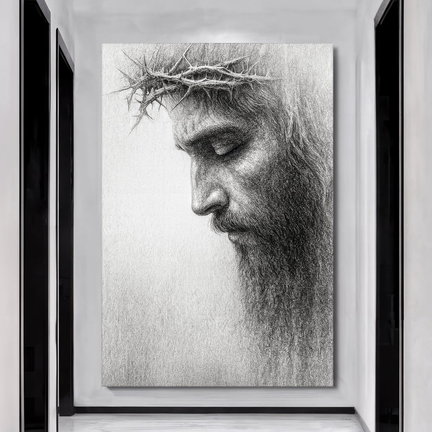 Jesus Crown of Thorns Faith Wall Art