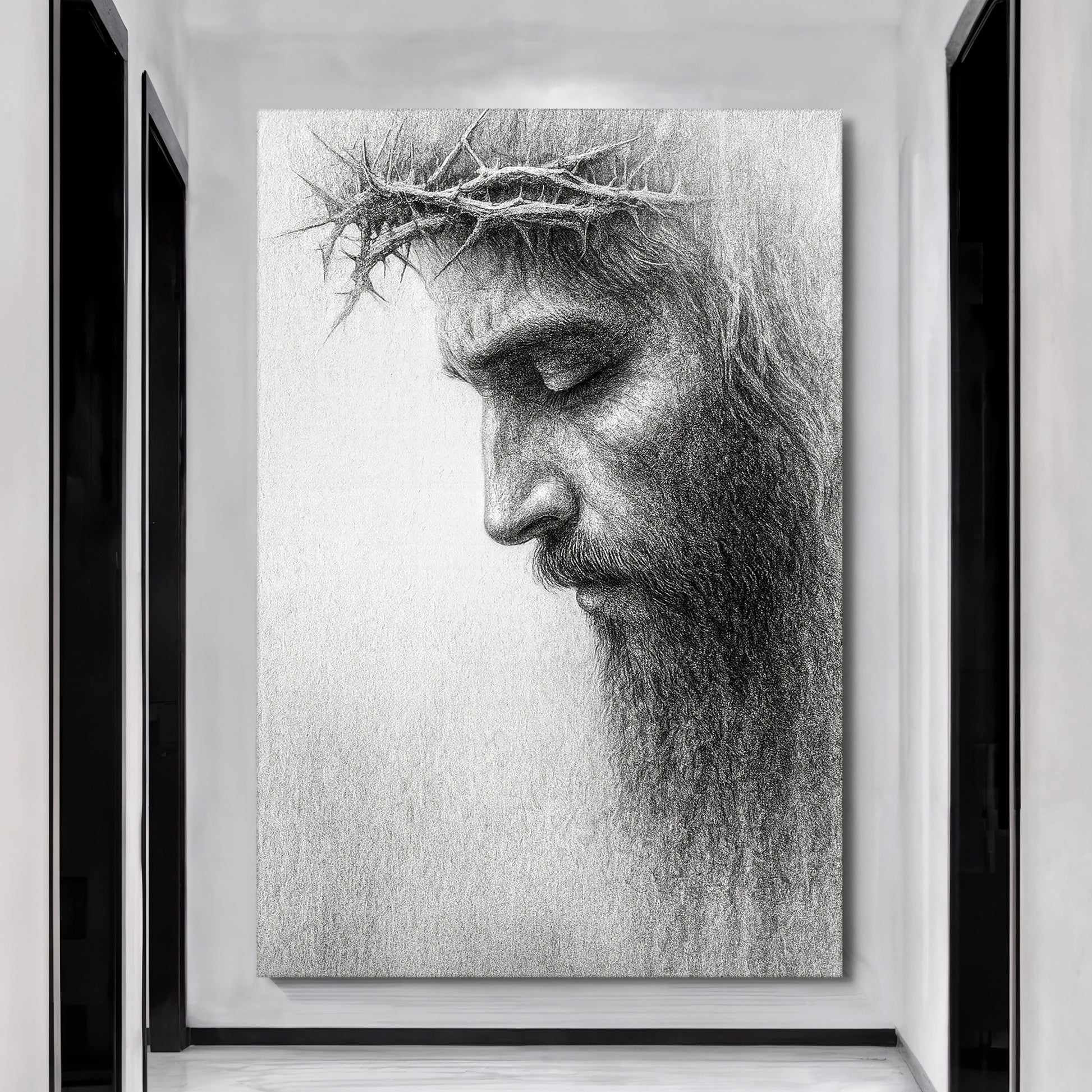 Jesus Crown of Thorns Faith Wall Art