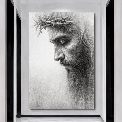 Jesus Crown of Thorns Faith Wall Art