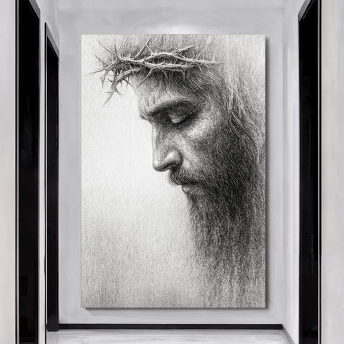 Jesus Crown of Thorns Faith Wall Art
