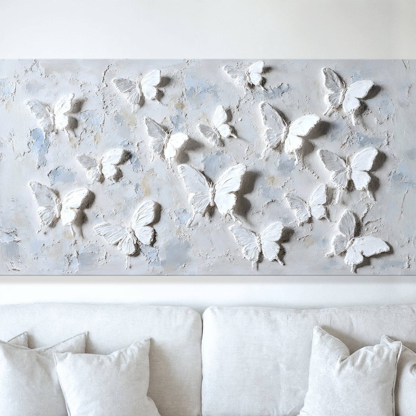 Porcelain Butterflies Abstract Wall Art