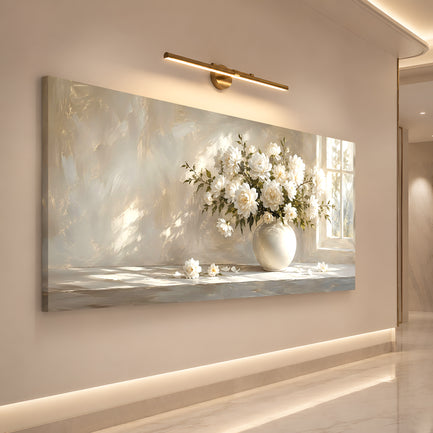 Morning Peonies by the Window Wall Art