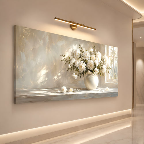Morning Peonies by the Window Wall Art