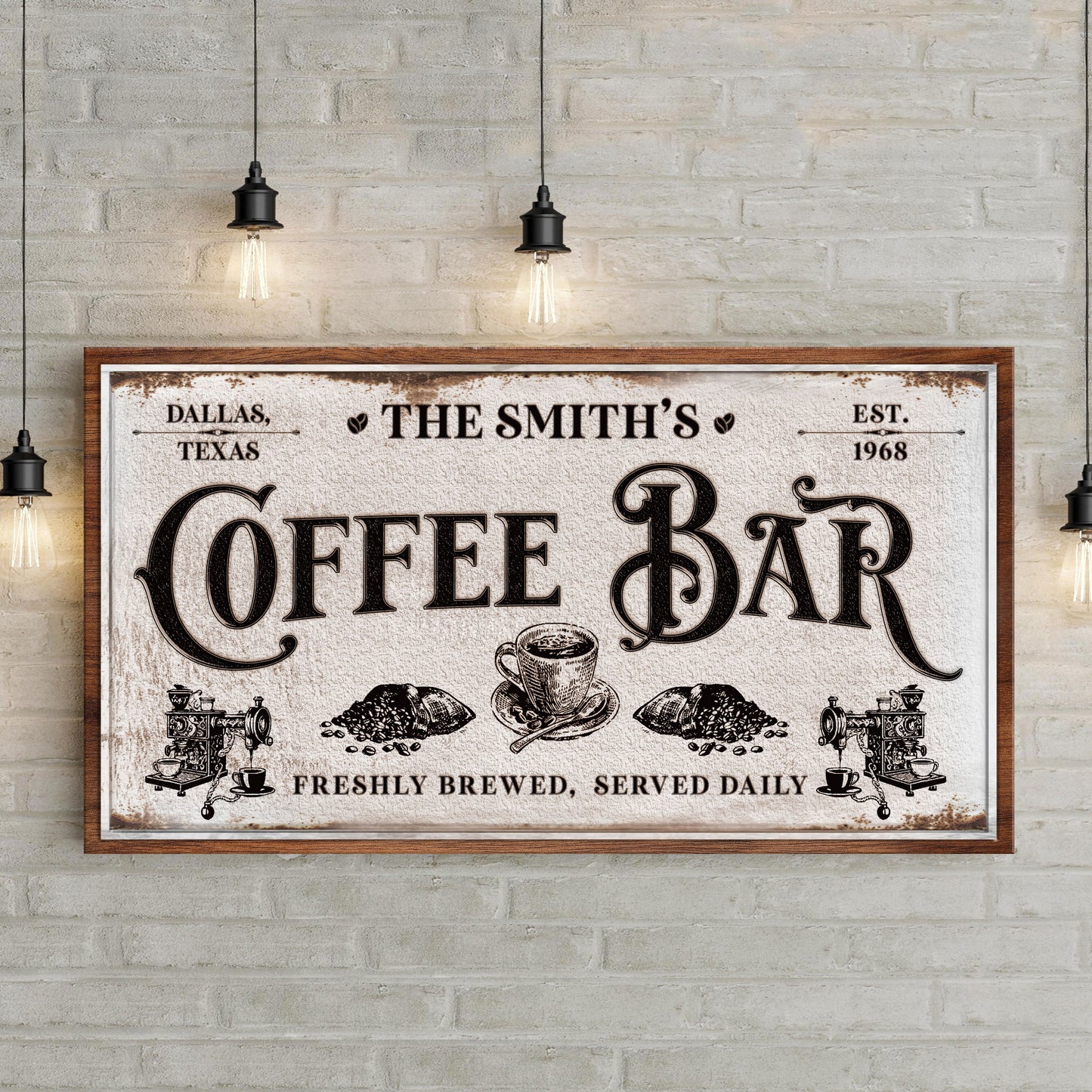 Coffee Bar Sign VIII  - Image by Tailored Canvases