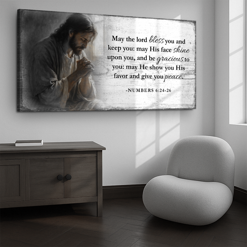 Numbers 6:24-26 - May The Lord Bless You Faith Sign V