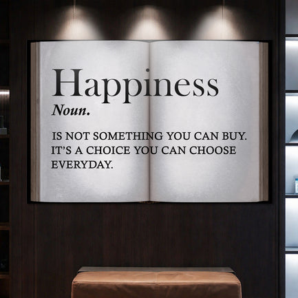 Happiness Is A Choice Wall Sign