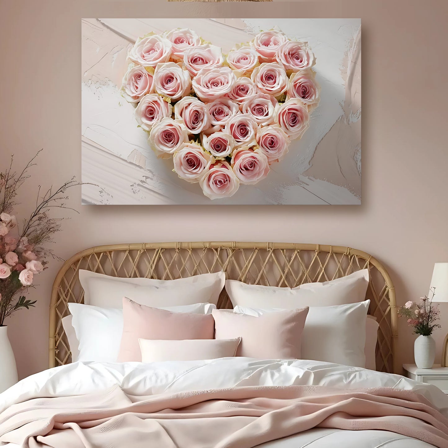 Floral Heart Wall Art IV