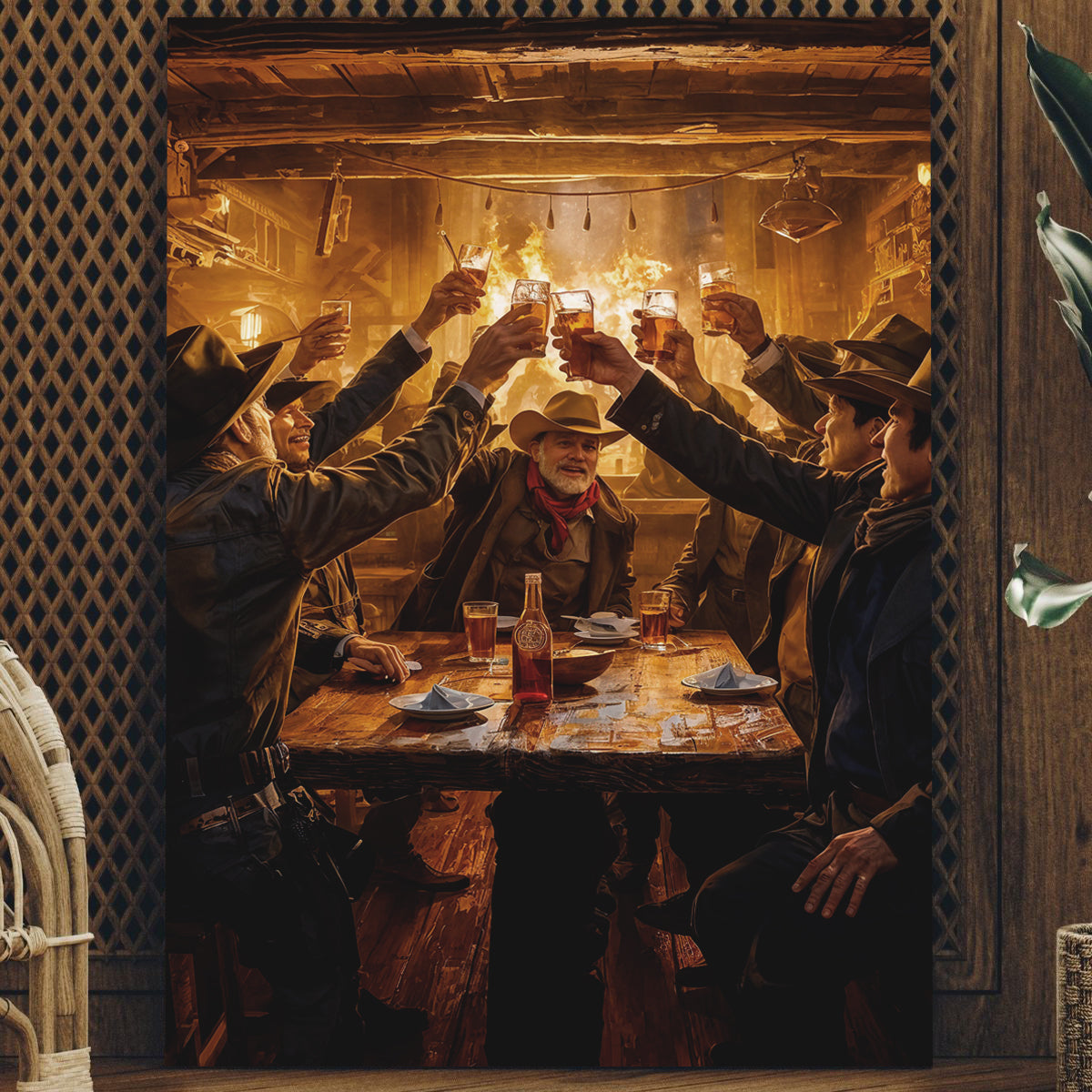 Cowboys Last Round Wall Art