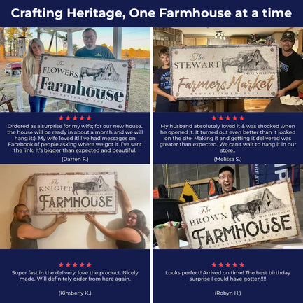 Rustic Farmhouse Sign