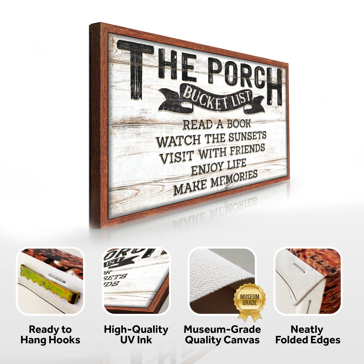 The Porch Bucket Sign