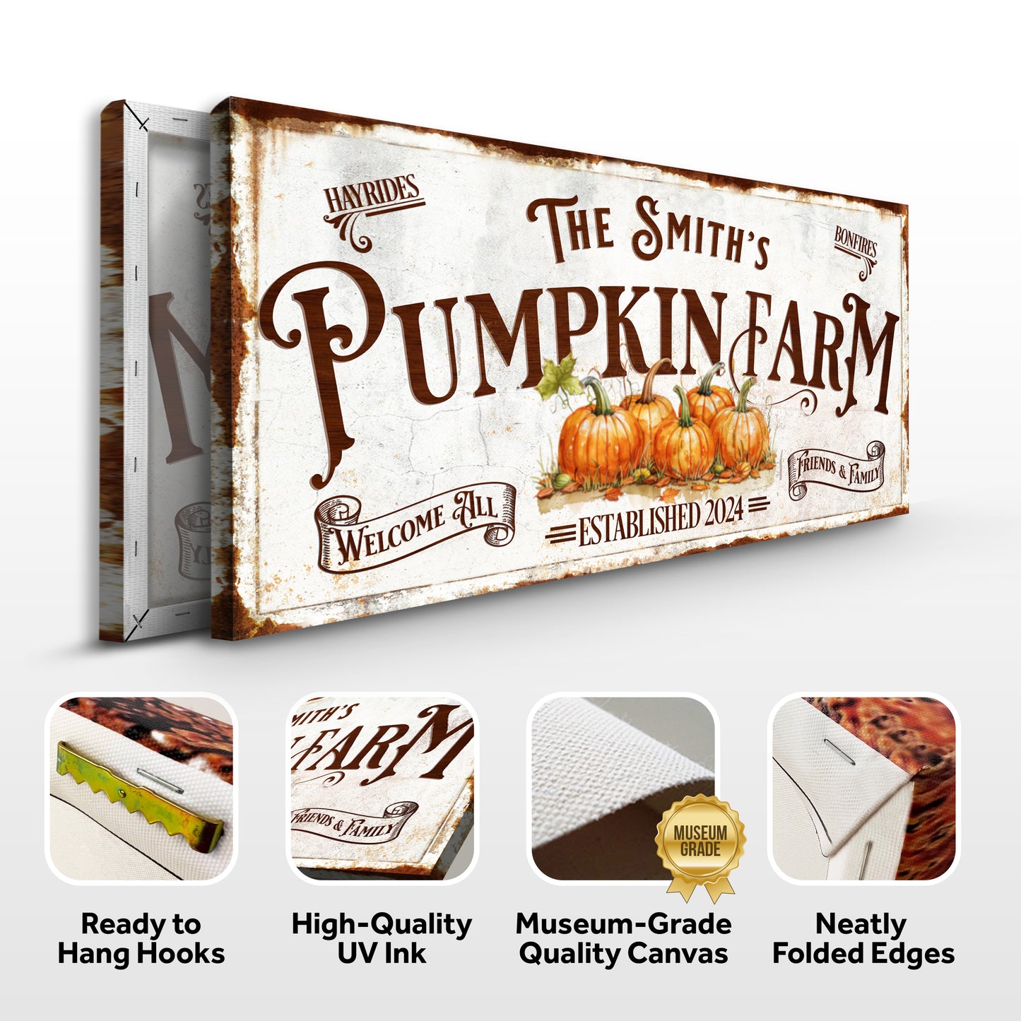 Personalized Pumpkin Farm Sign