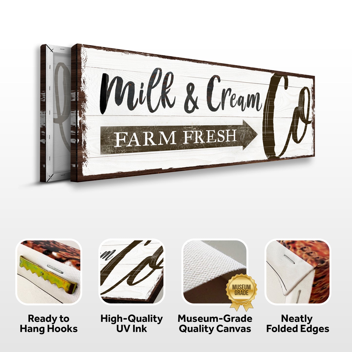 Farm Fresh Milk And Cream Co Sign