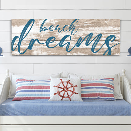 Beach Dreams Sign - Image by Tailored Canvases