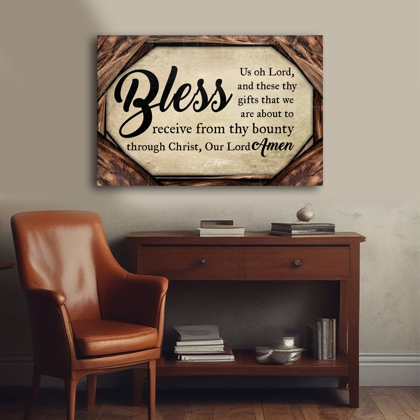 Bless Us Oh Lord Faith Sign II