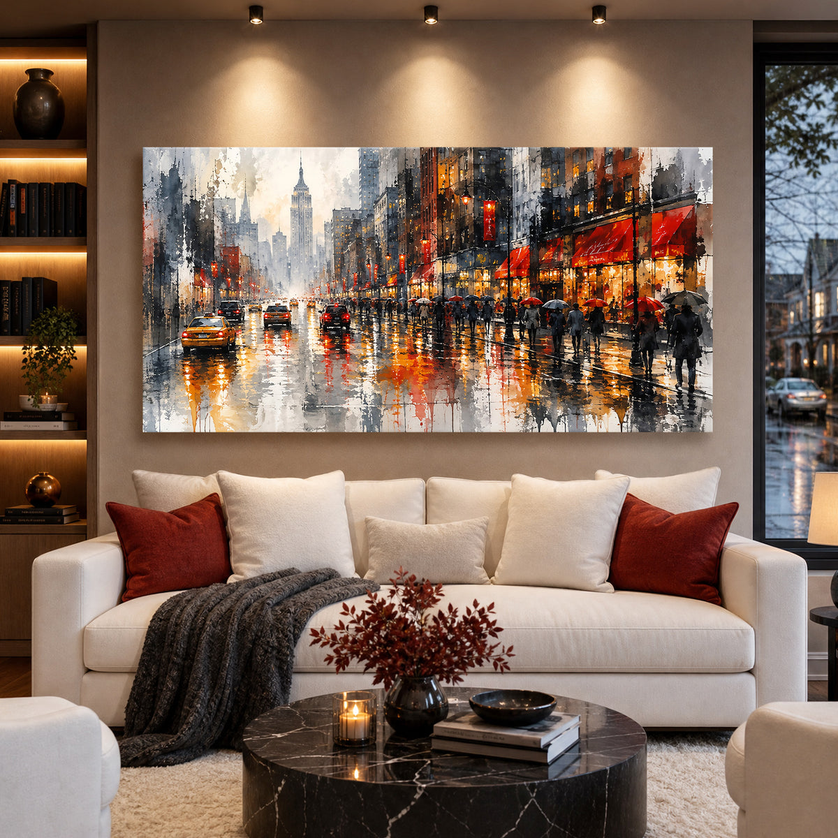 Rainy Cityscape