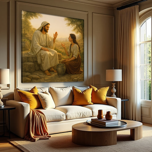 Samaritan at the Well Faith Wall Art II